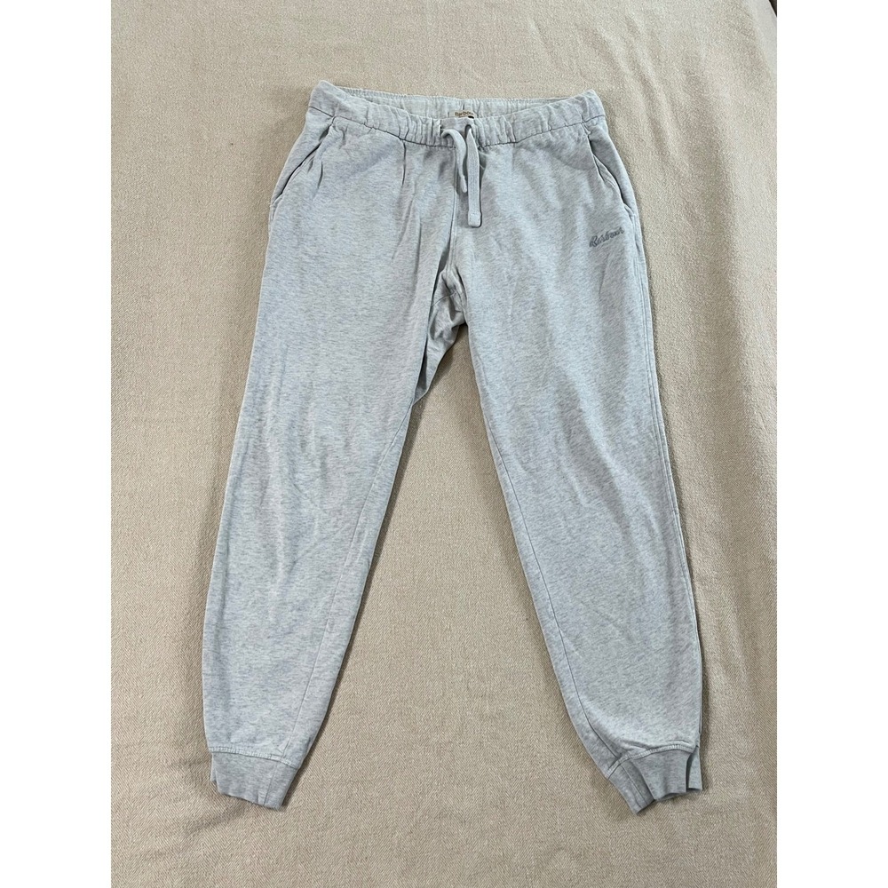 Barbour Cotton Fleece Joggers Sweatpants‎ Men's Medium Heather Gray EUC